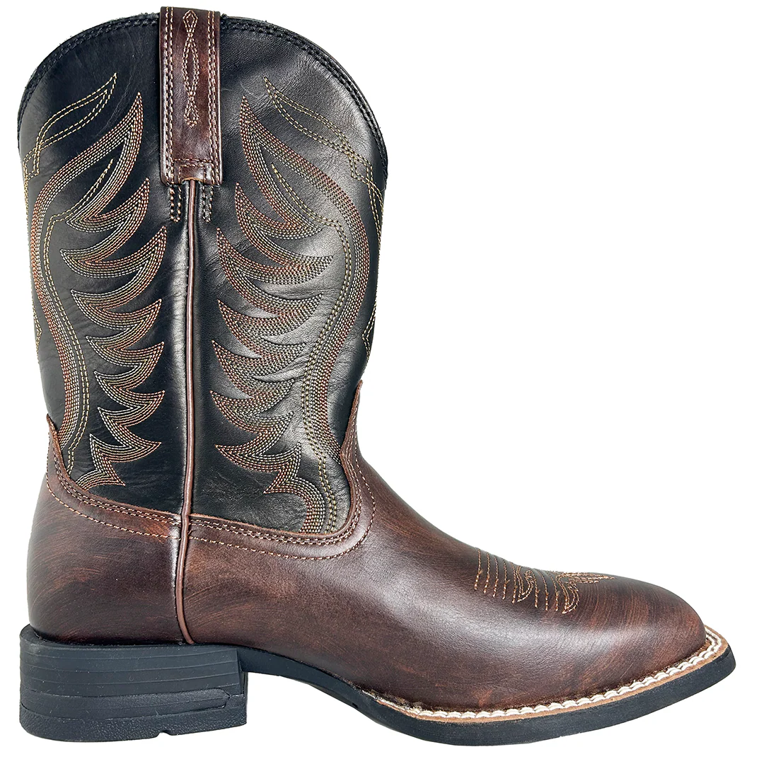 Ariat Men's Amos Square Toe Cowboy Boots - Image 3