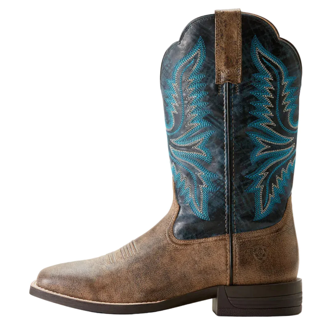 Ariat Men's Brush Creek Wide Square Toe Cowboy Boot - Image 2