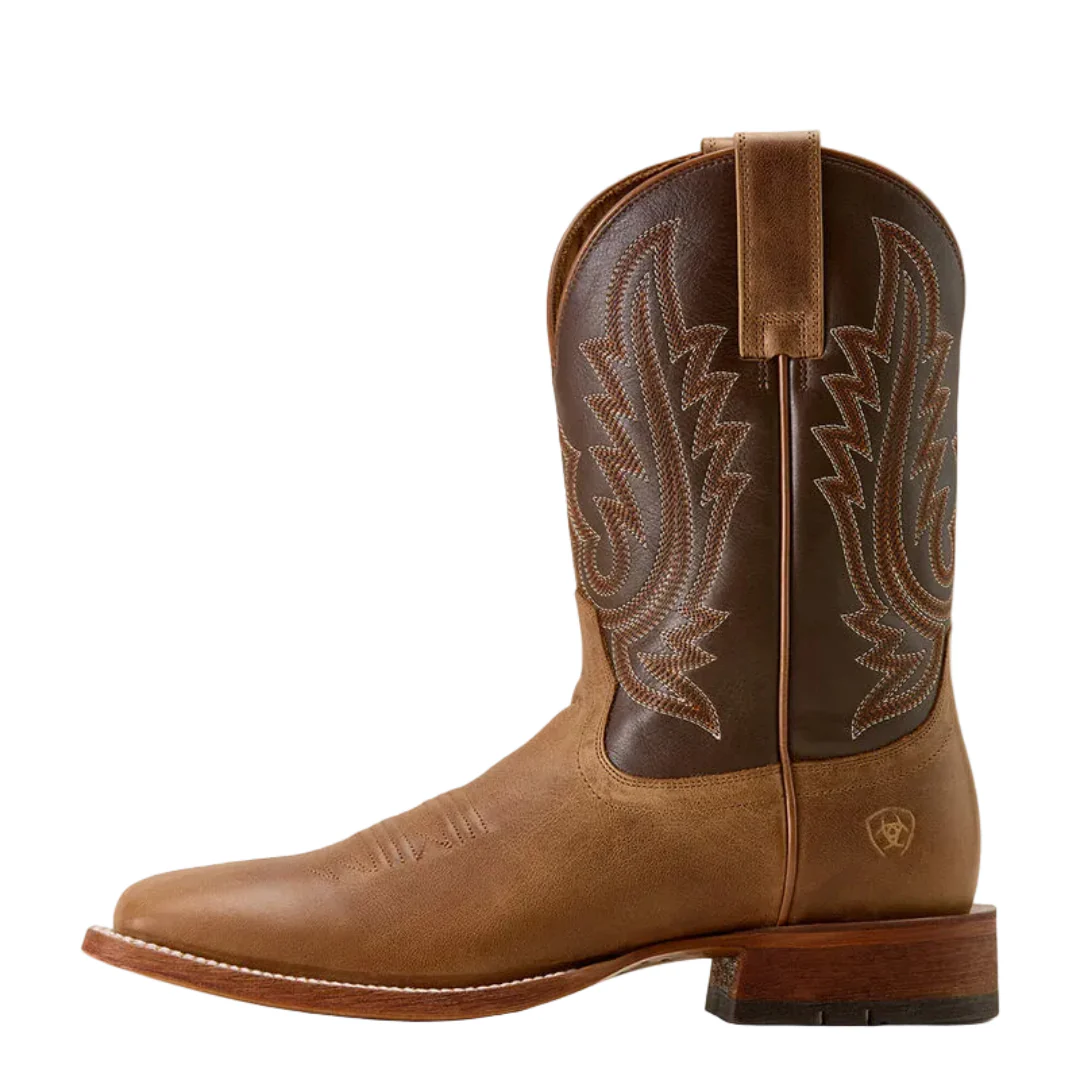 Ariat Men's County Roads Wide Square Toe Cowboy Boot - Image 2