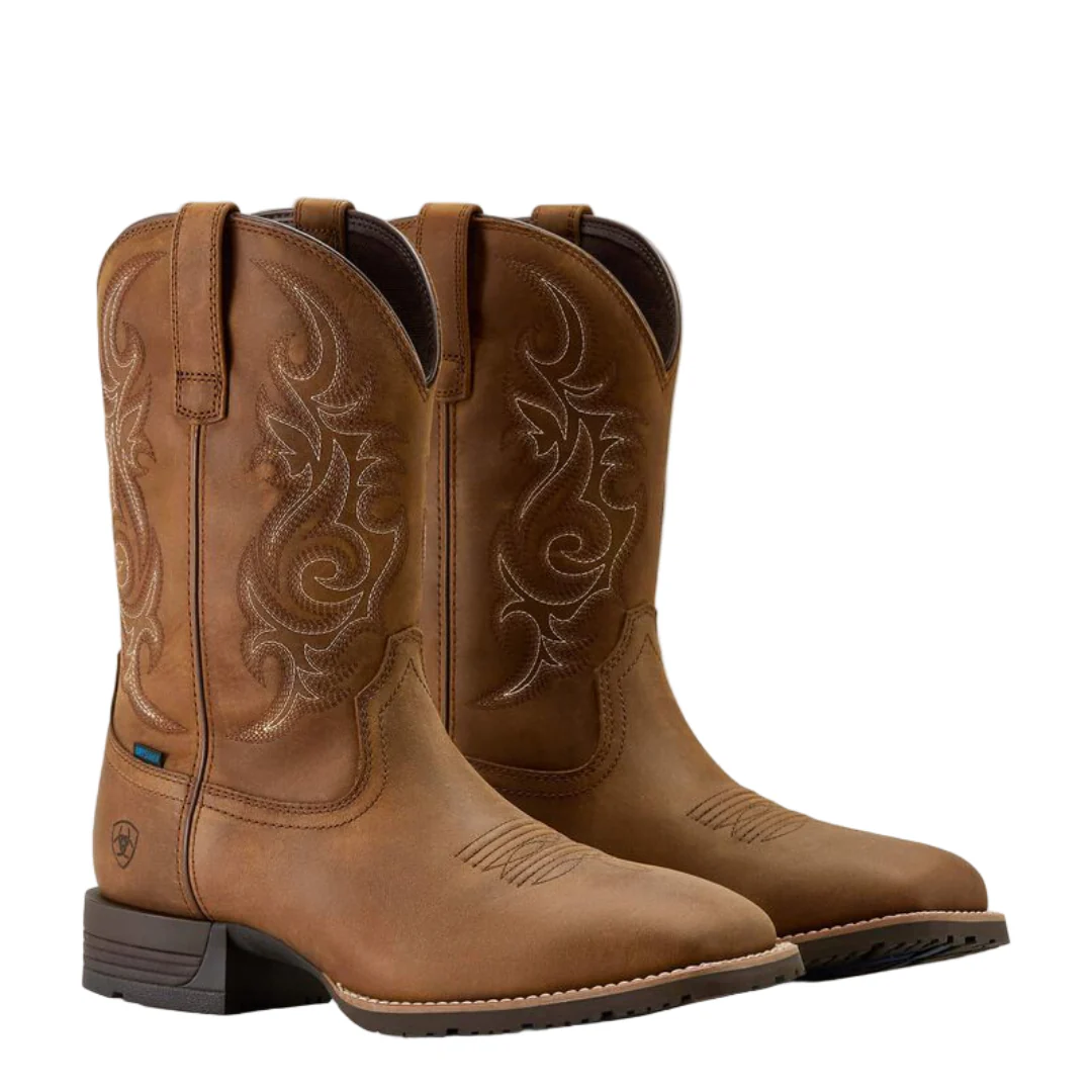 Ariat Men's Hybrid Ranchway Waterproof Wide Square Toe Cowboy Boot - Image 6