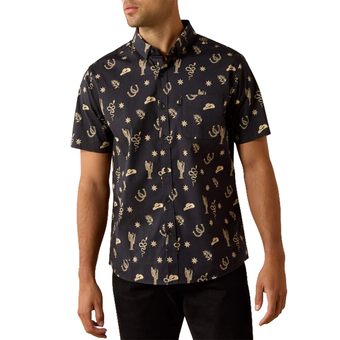 Ariat Men's Mathais Modern Fit Short Sleeve Button Shirt