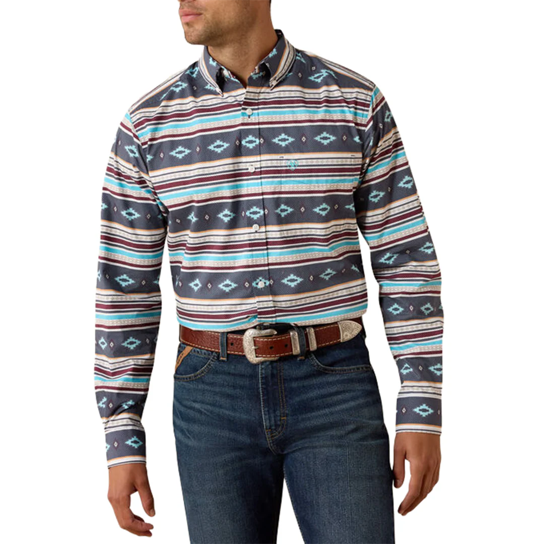 Ariat Men's Pluto Fitted Long Sleeve Button Shirt