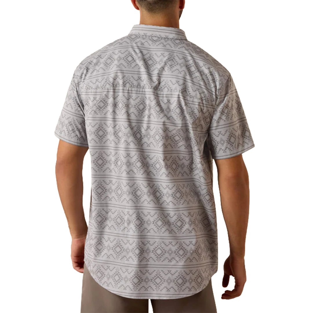 Ariat Men's Printed 360 Airflow Classic Fit Short Sleeve Button Shirt - Image 2