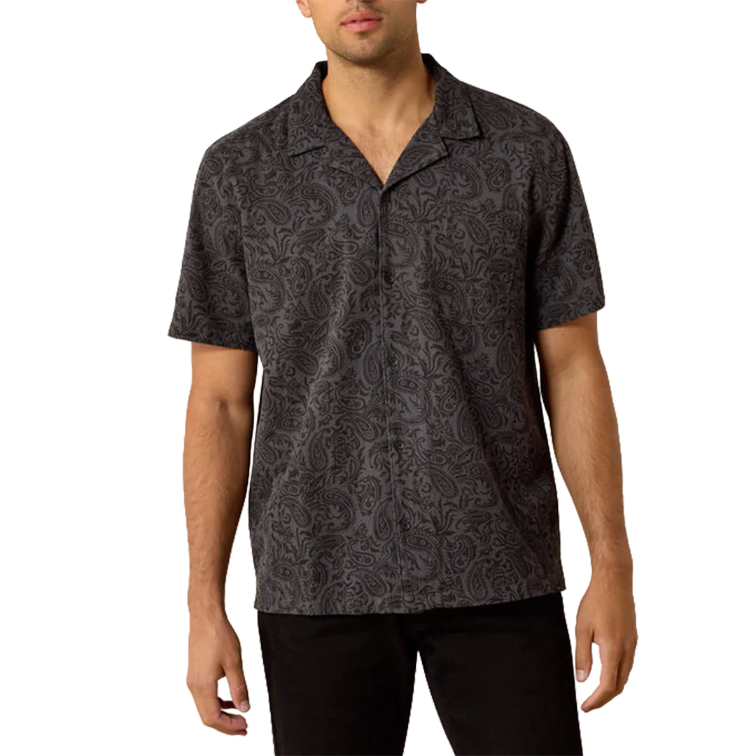 Ariat Men's Retro Camp Classic Fit Short Sleeve Button Shirt