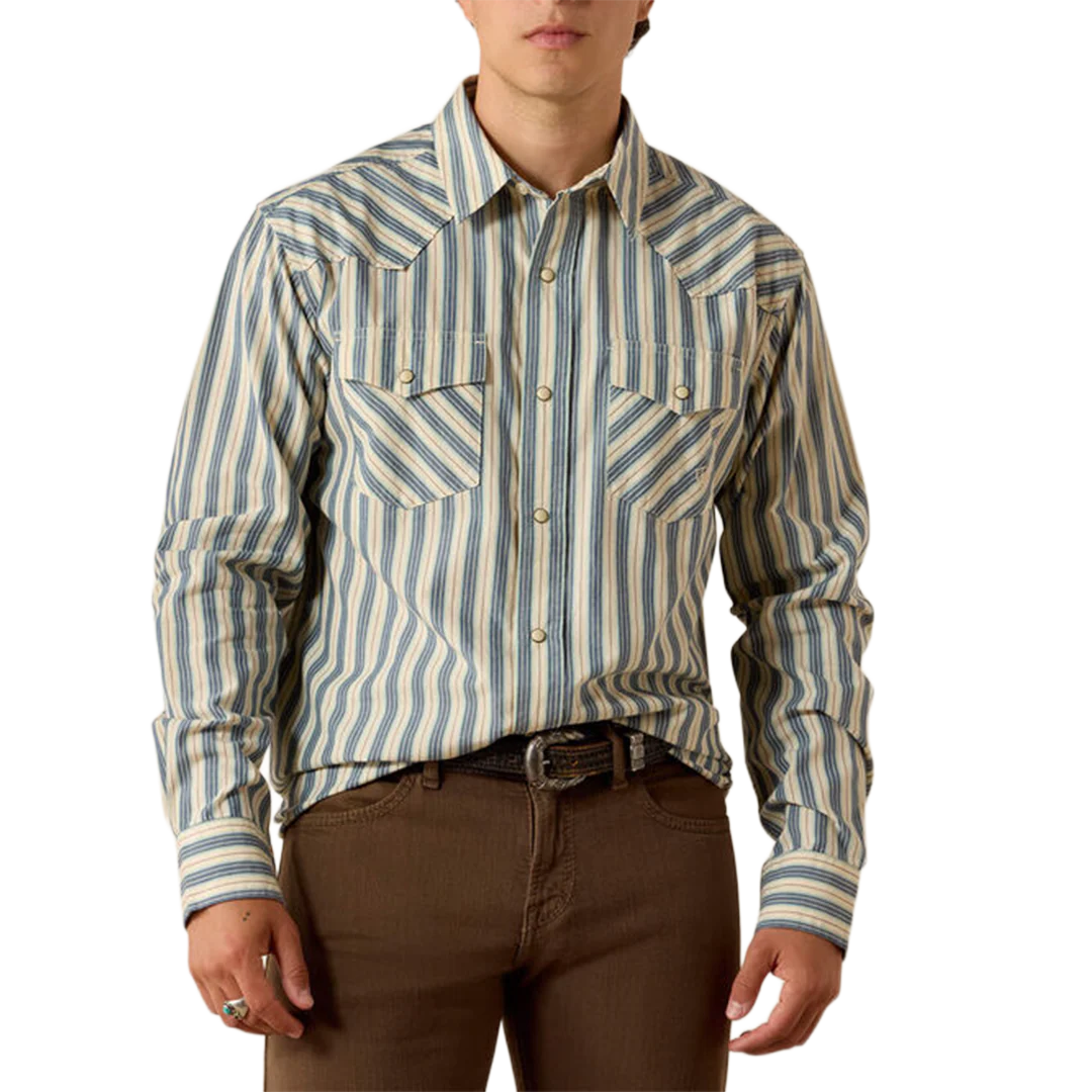 Ariat Men's Retro Hart Fitted Long Sleeve Snap Shirt