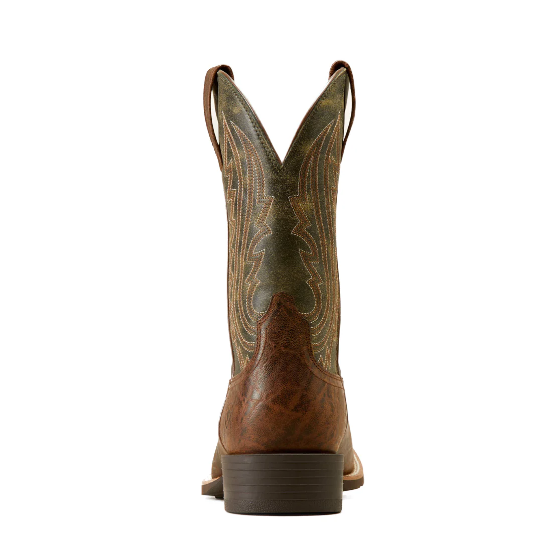 Ariat Men's Sport Big Country Forest Green Cowboy Boots - Image 4
