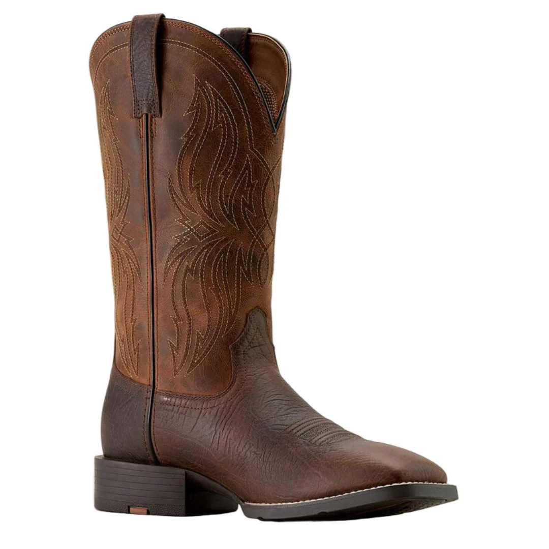 Ariat Men's Sport Rustler Wide Square Toe Cowboy Boots - Image 2