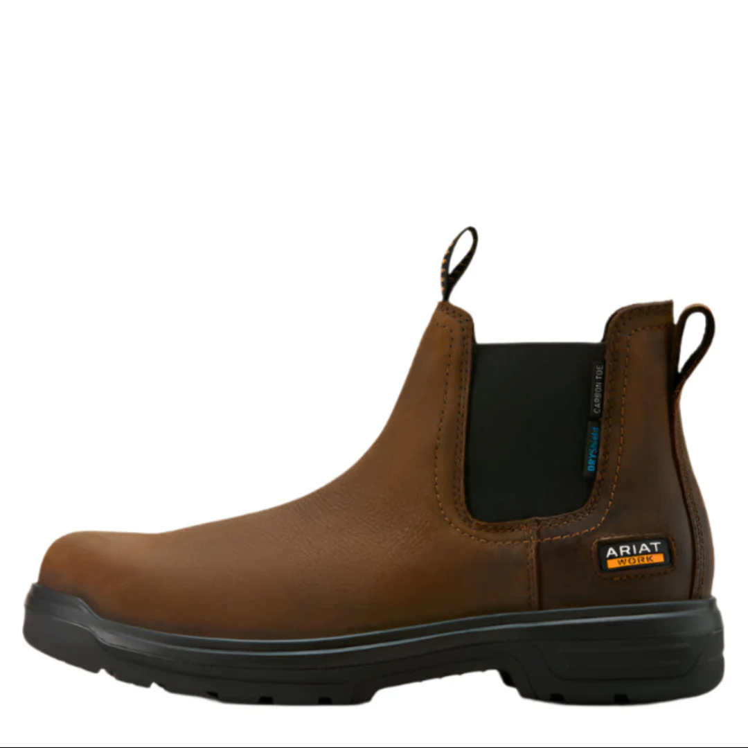 Ariat Work Men's Turbo Chelsea CSA Waterproof Carbon Toe Boot - Image 2