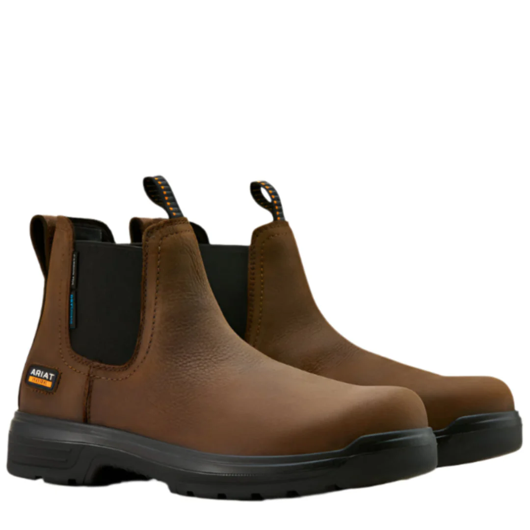 Ariat Work Men's Turbo Chelsea CSA Waterproof Carbon Toe Boot - Image 7