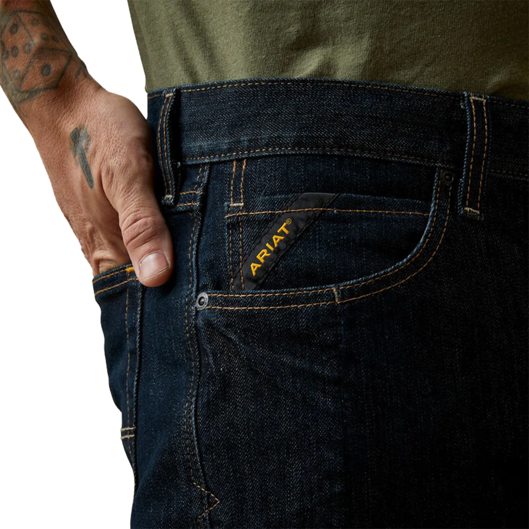 Ariat Men's M7 Slim DuraStretch Basic Stackable Straight Leg Jeans - Image 4