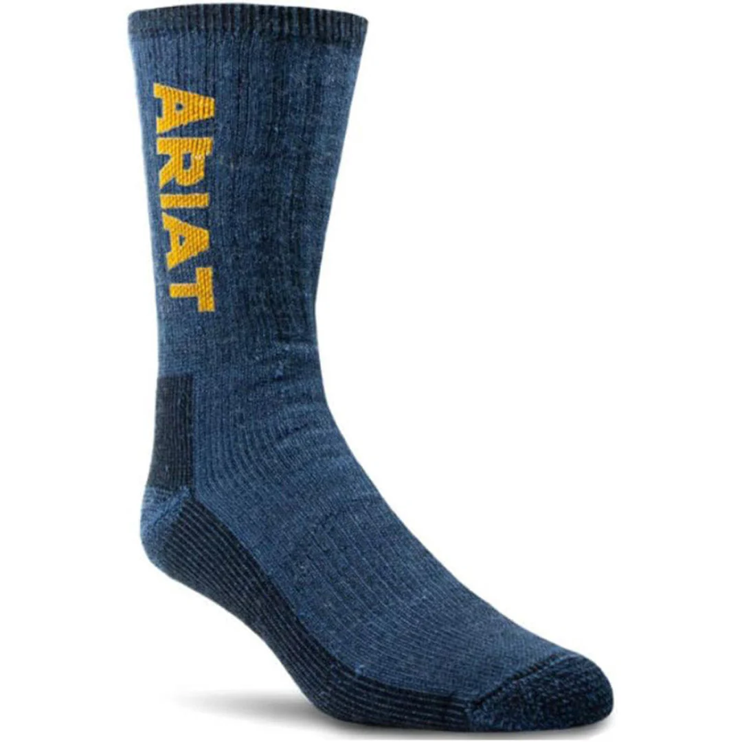 Ariat Unisex Ultimate Thermal Wool Blend Work 2PK Socks