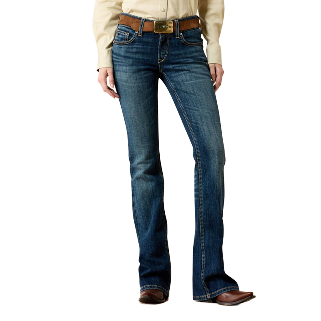 Ariat Women's Mid Rise Fiona Boot Cut Jeans - Image 2