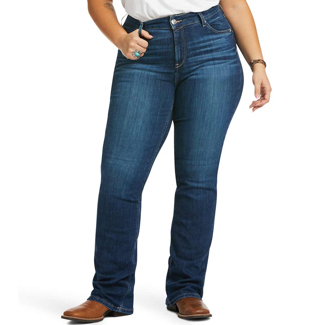 Ariat Women's R.E.A.L. Perfect Rise Abby Straight Jeans - Image 8