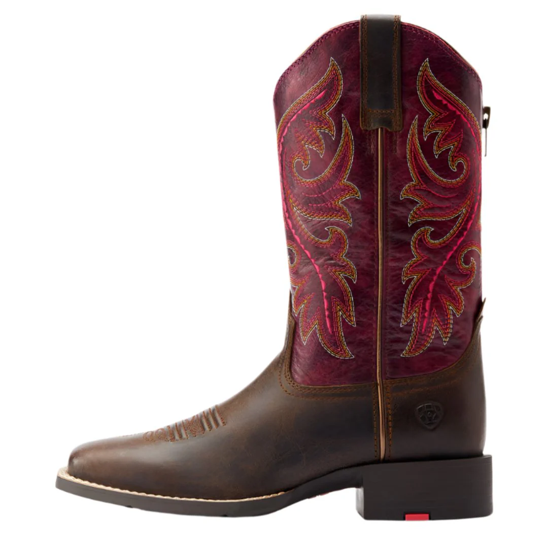 Ariat Women's Round Up Back Zip Western Boot - Image 3