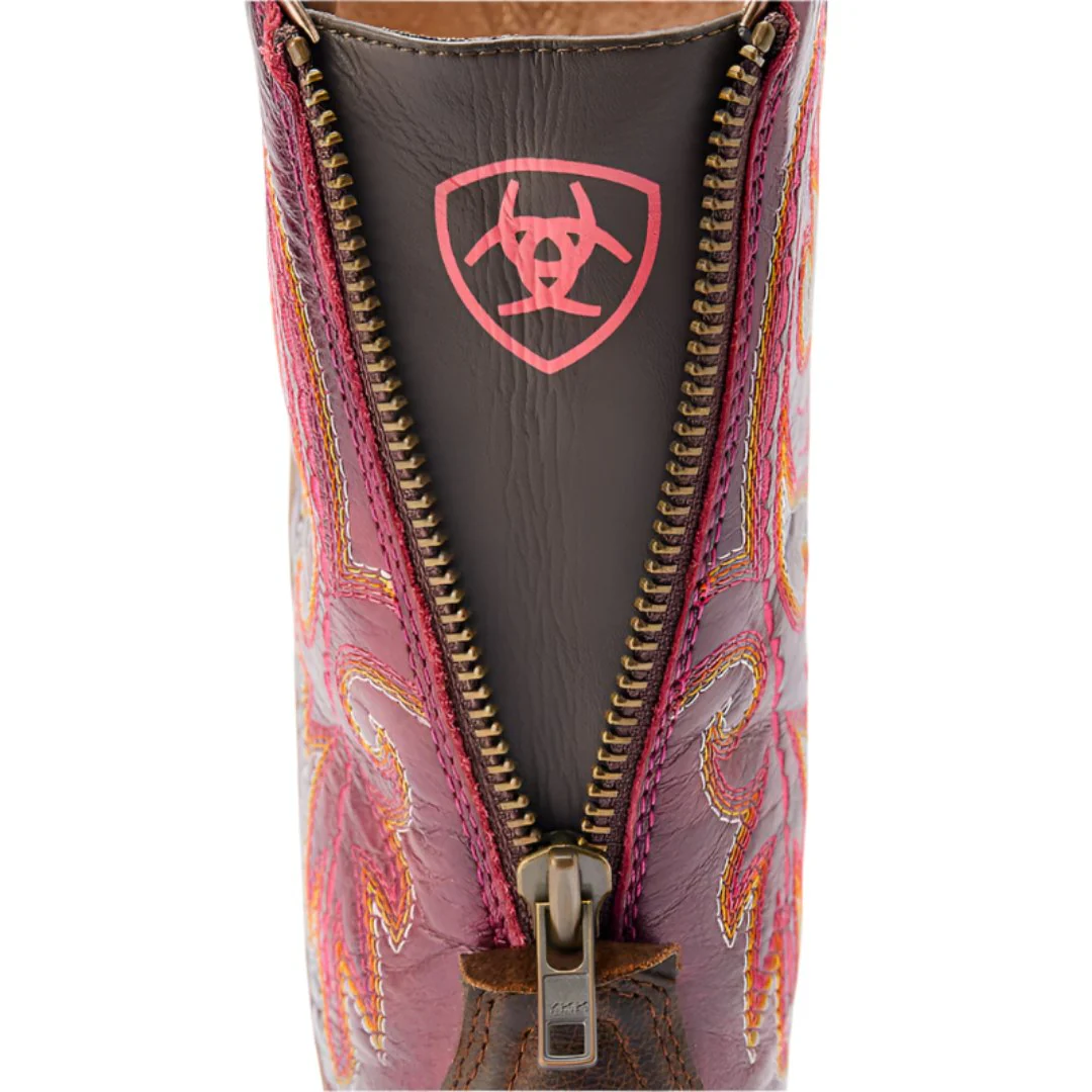 Ariat Women's Round Up Back Zip Western Boot - Image 4