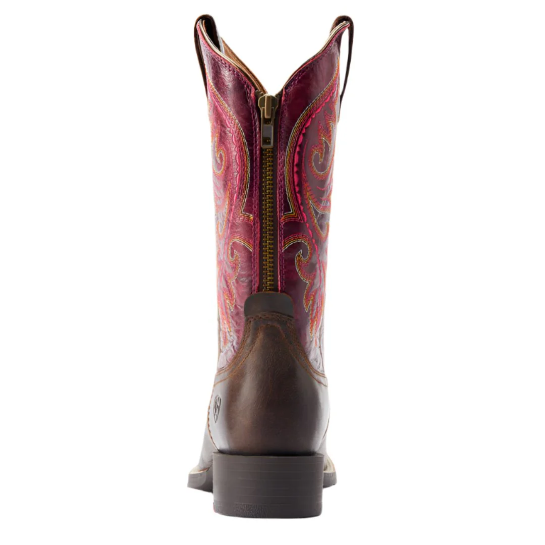 Ariat Women's Round Up Back Zip Western Boot - Image 5