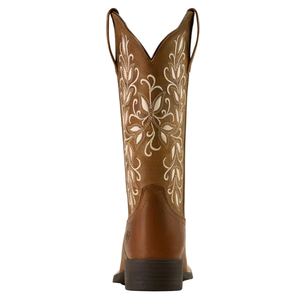 Ariat Women's Round Up Holly Wide Square Toe Western Boot - Image 5