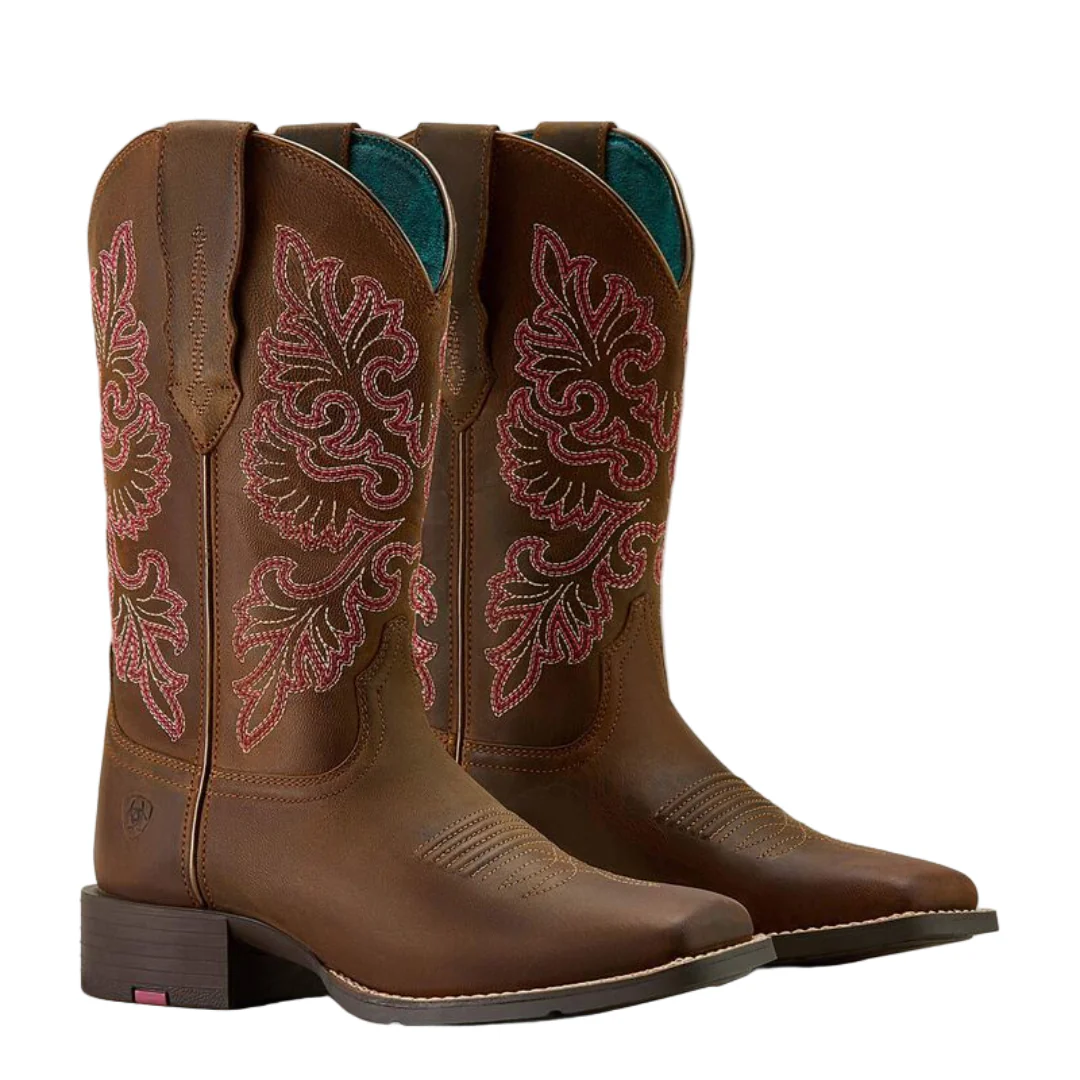 Ariat Women's Round Up StretchFit Wide Square Toe Western Boots - Image 7