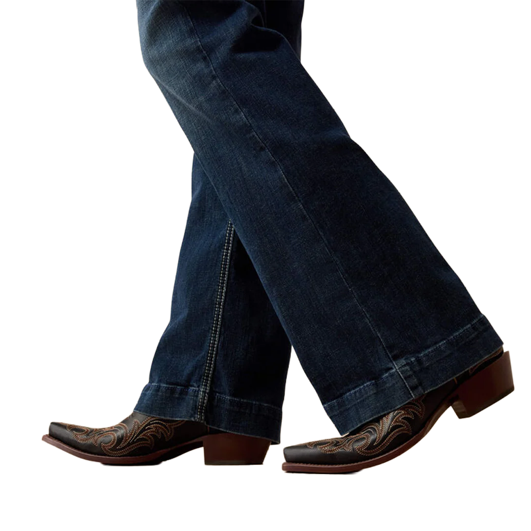 Ariat Women's Rouser Perfect Rise Aisha Wide Leg Jean - Image 5