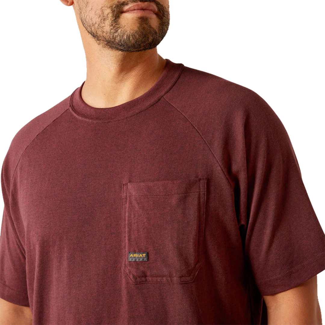 Ariat Men's Rebar Cotton Strong Hardhead T-Shirt - Image 3