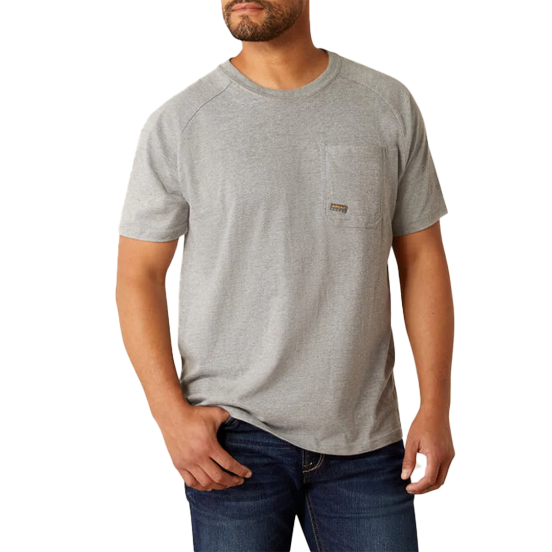 Ariat Men's Rebar Cotton Strong Hardhead T-Shirt - Image 7
