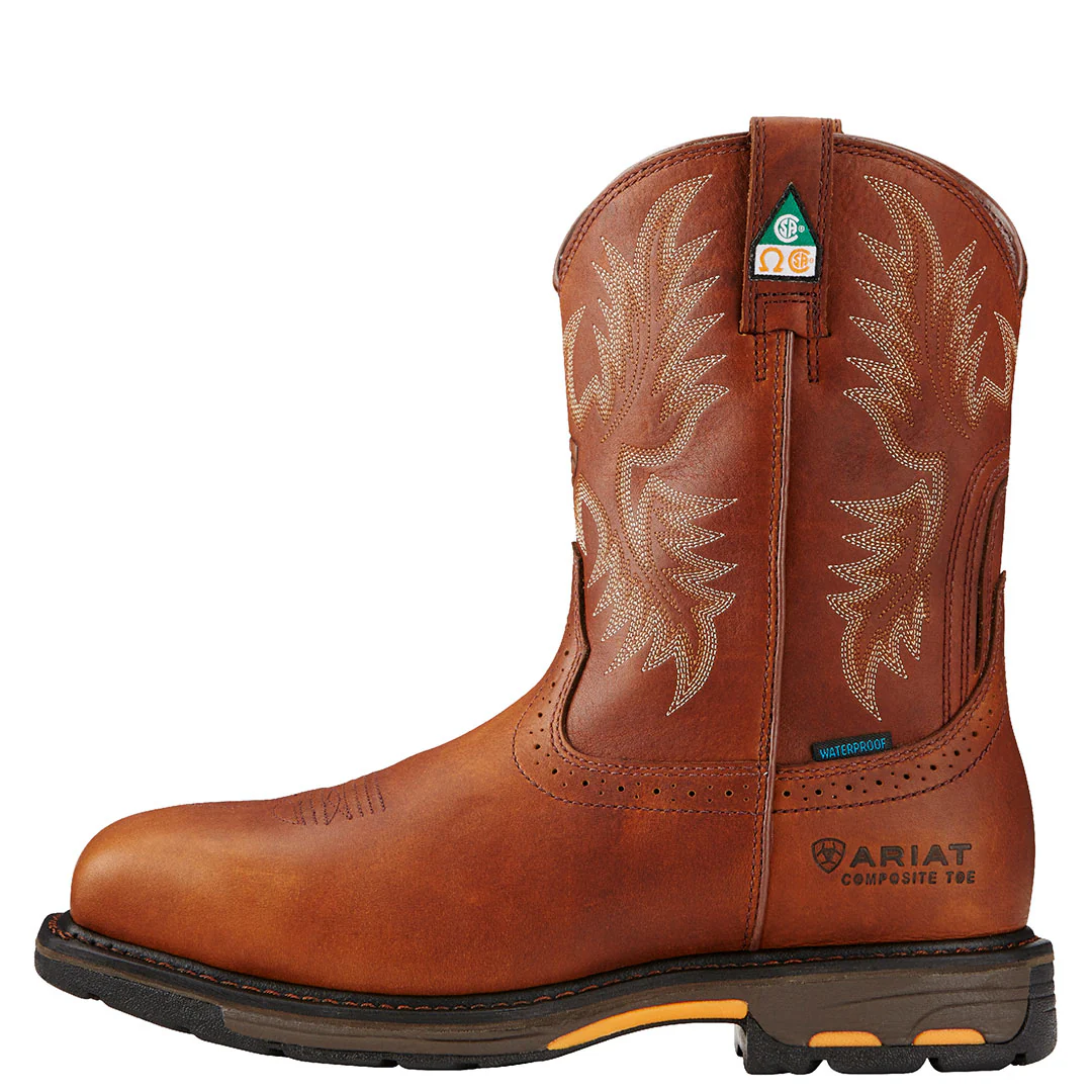 Ariat Work Men's WorkHog H20 CSA Composite Toe Cowboy Boots - Image 2