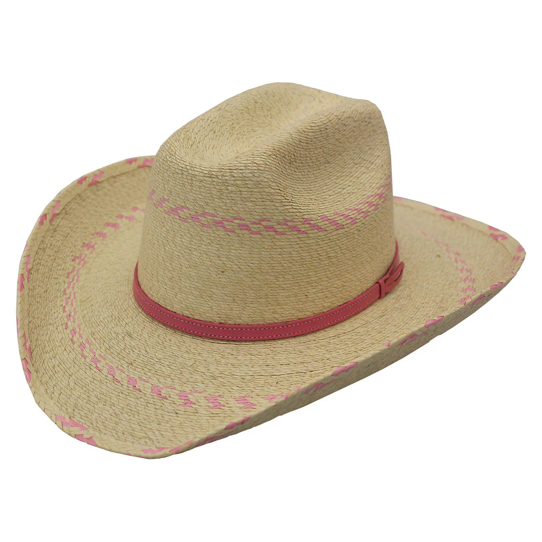 Atwood Hat Co. Girls' Cattleman Straw Cowboy Hat
