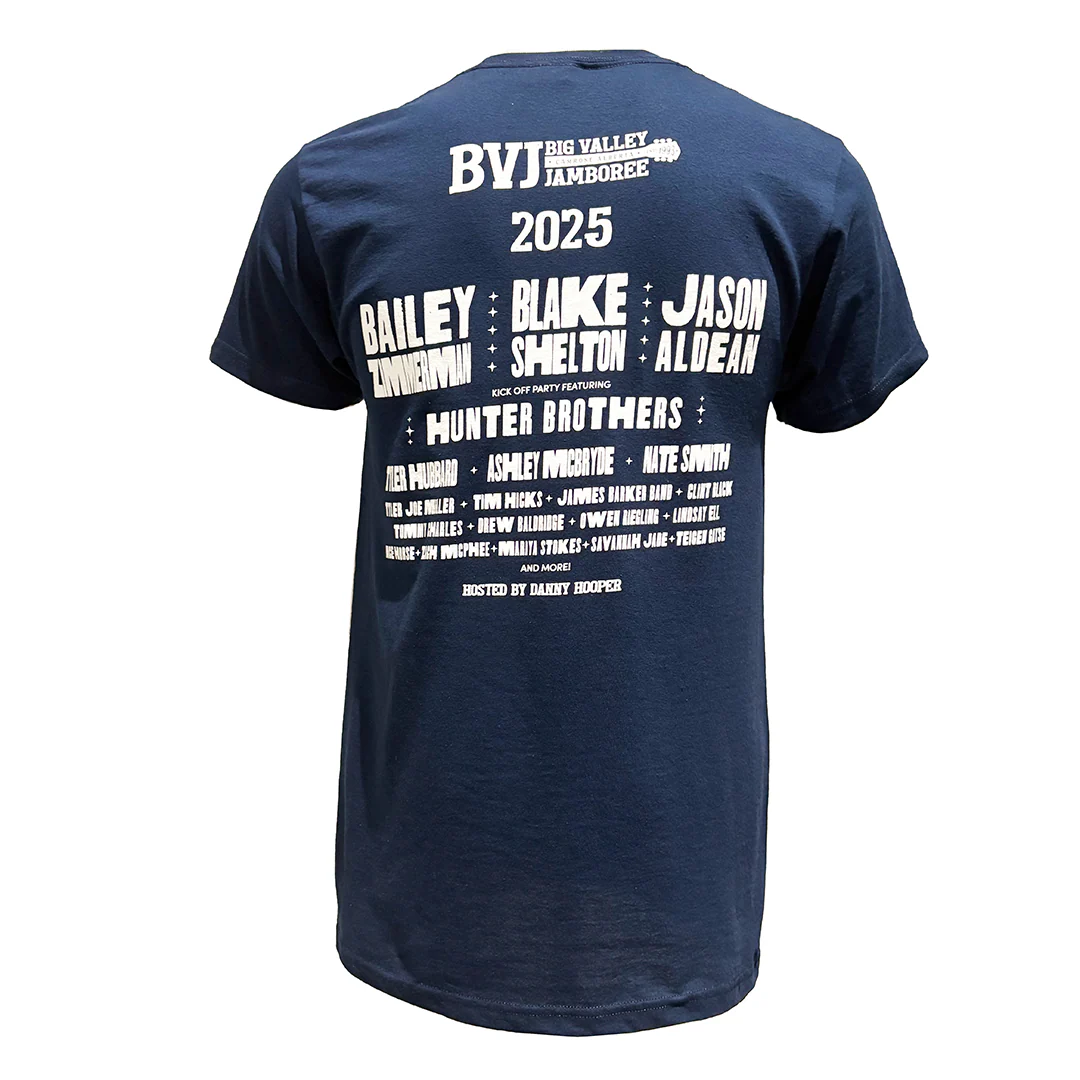 Big Valley Jamboree Unisex Tour 2025 T-Shirt - Image 2