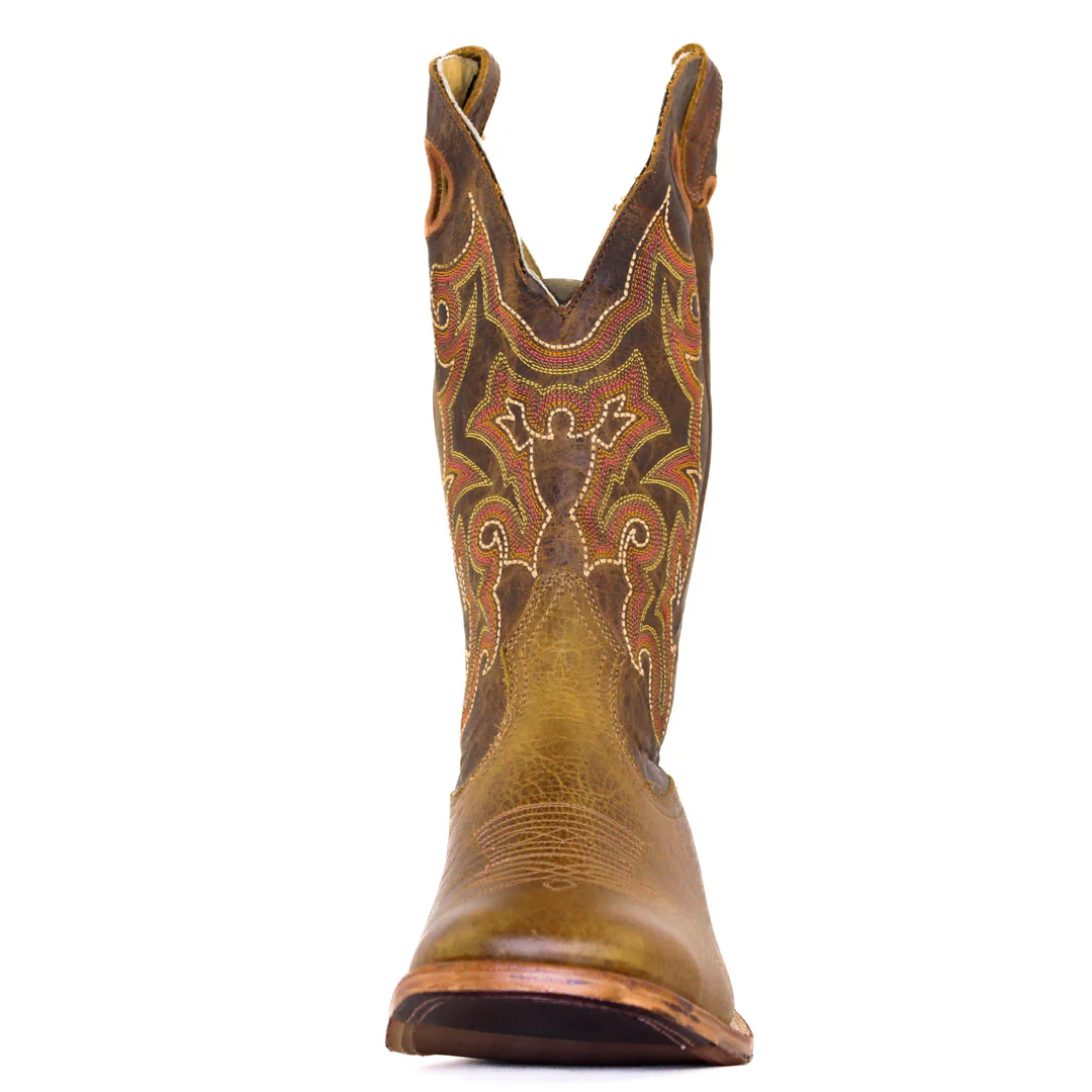 Boulet Men's Square Toe Cowboy Boots - Image 3