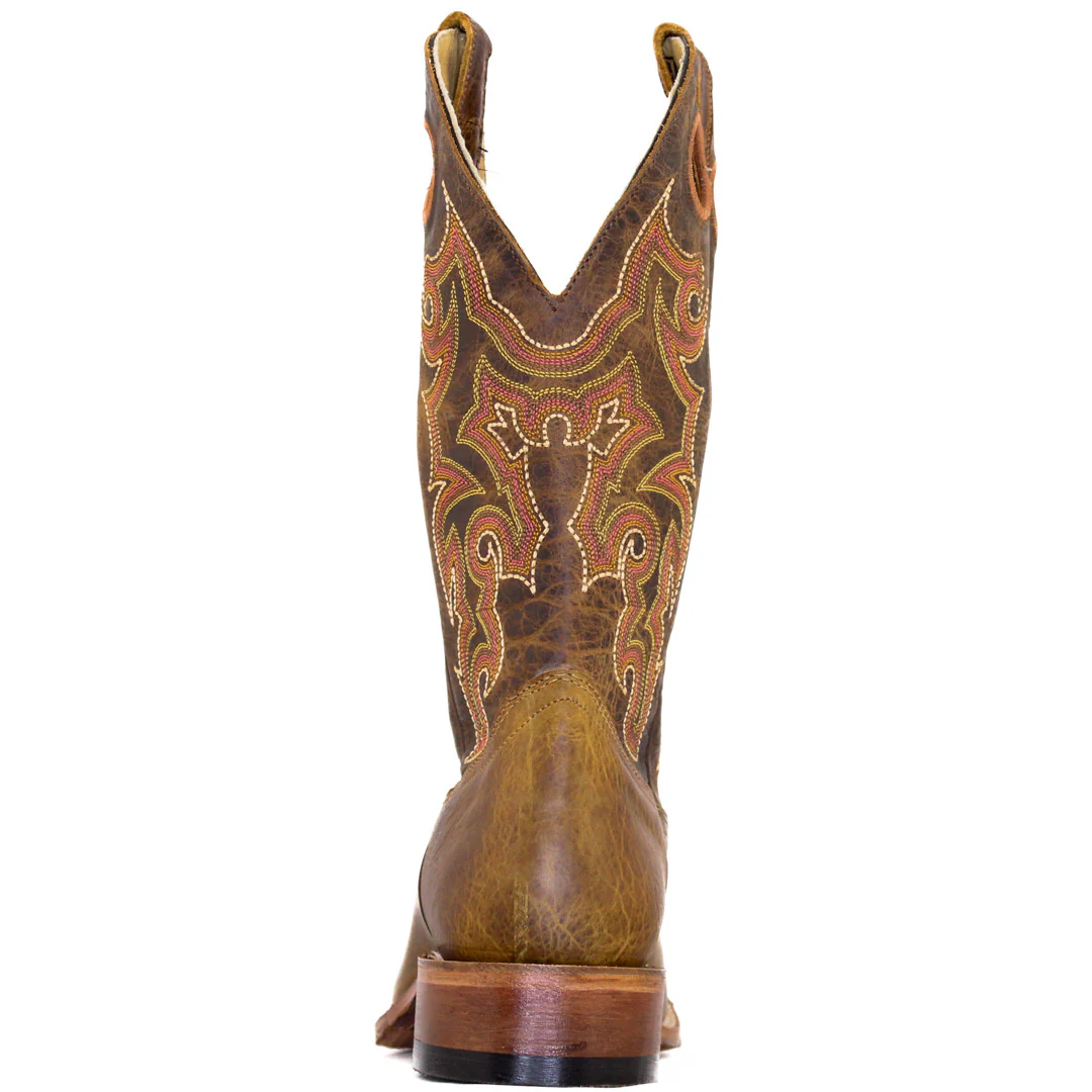 Boulet Men's Square Toe Cowboy Boots - Image 4