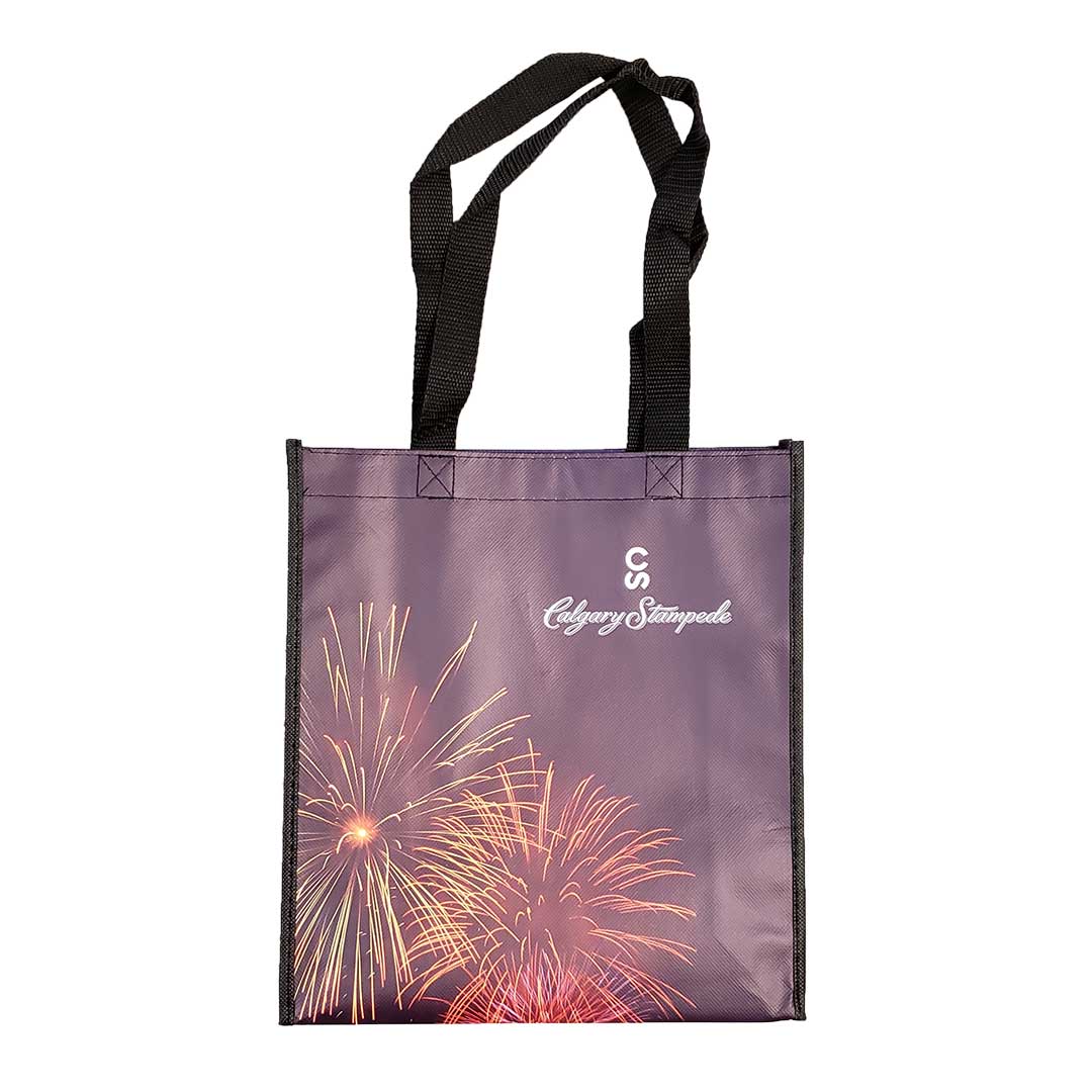 Calgary Stampede Fairground Scene Small Tote Bag - Image 2