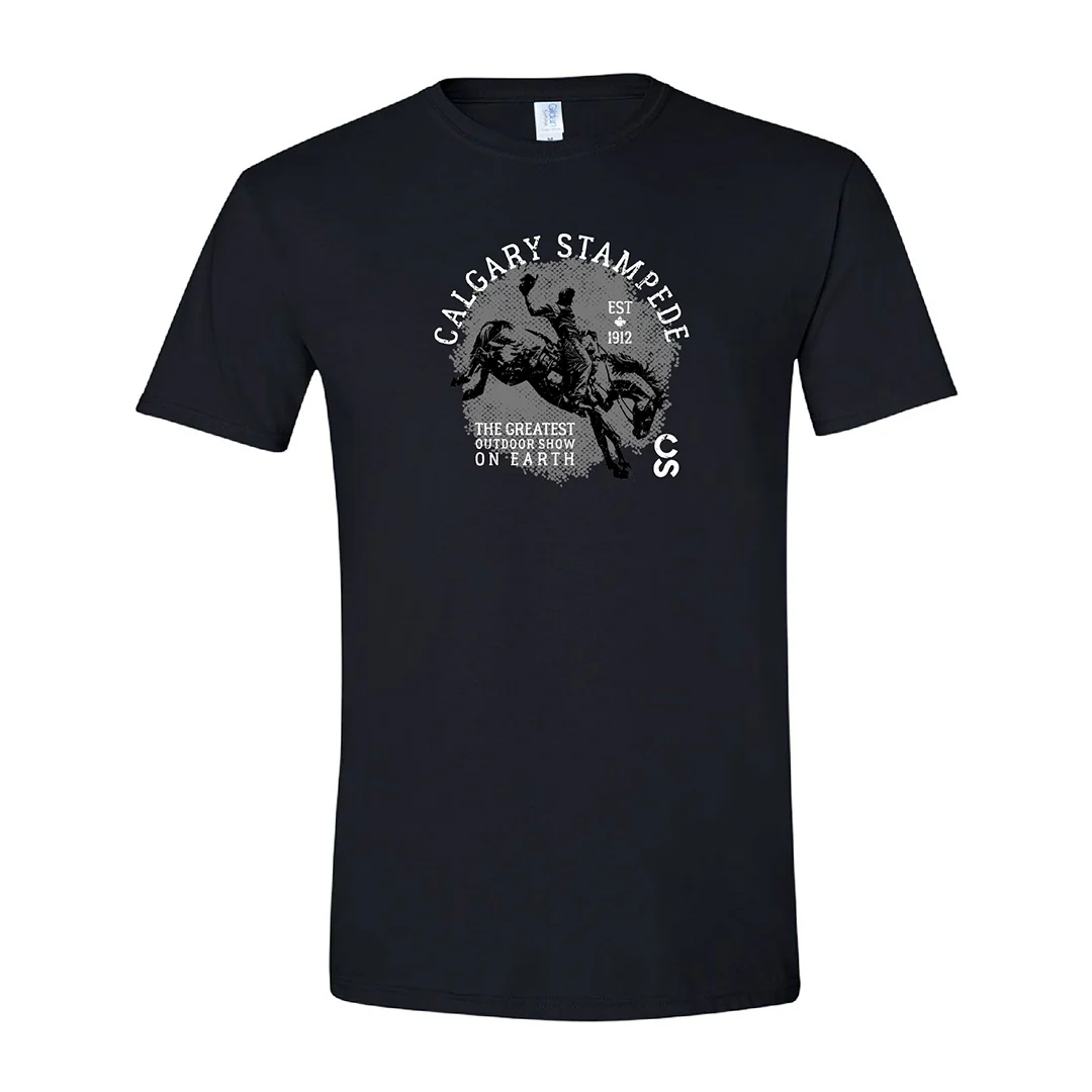 Calgary Stampede Unisex Bronco Rider Graphic-Est 1912 T-Shirt