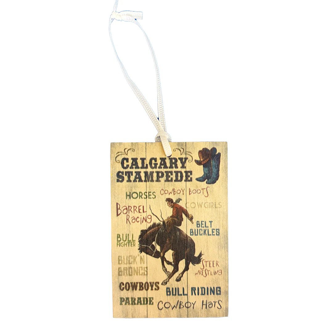 Calgary Stampede Wood Ornament