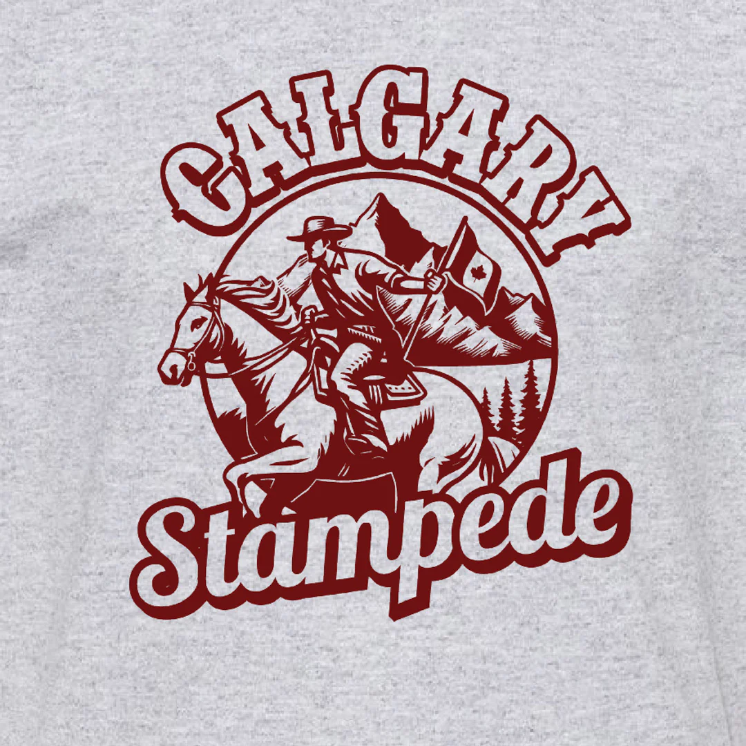 Calgary Stampede Kids' Man On Horse T-Shirt - Image 2
