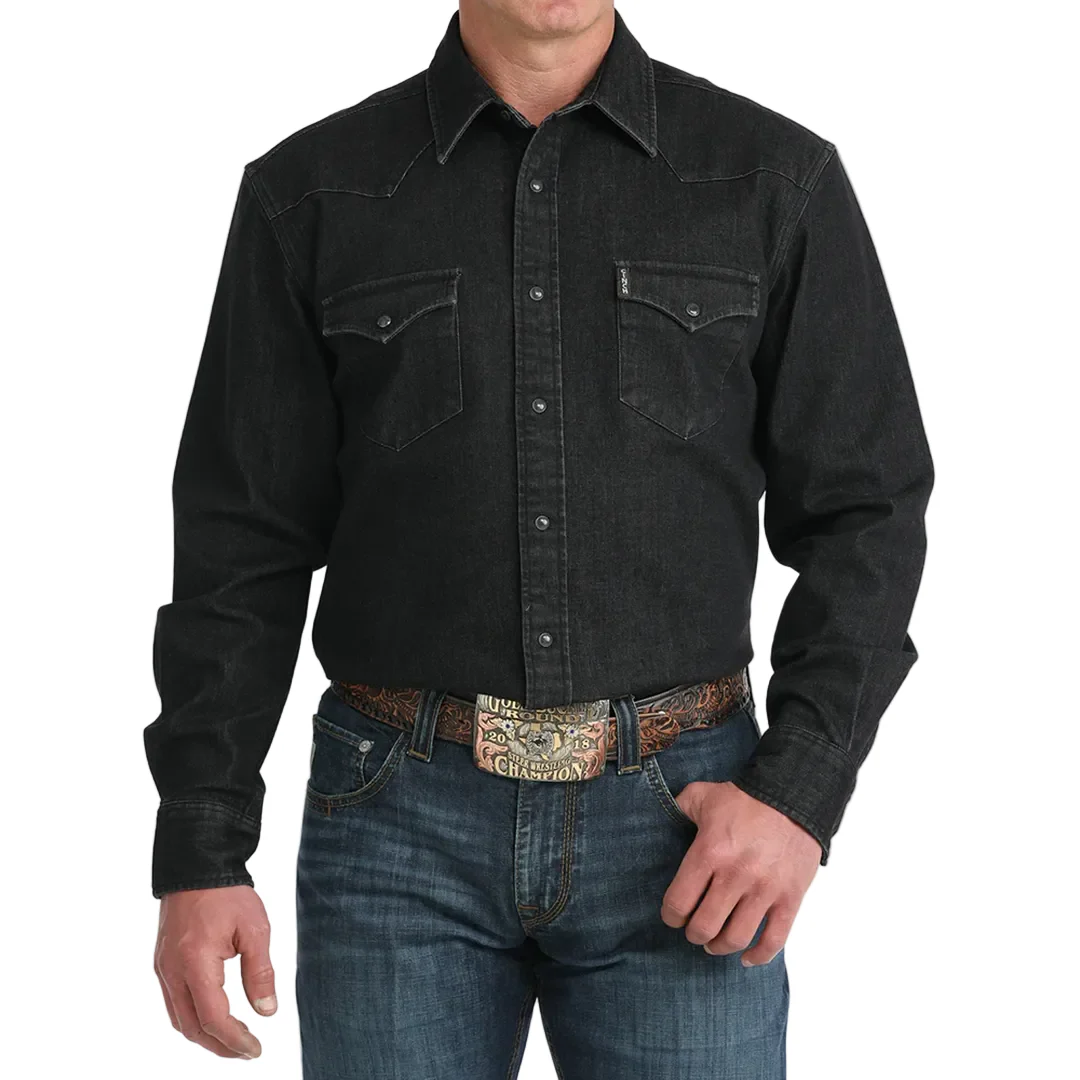Cinch Men's Western Long Sleeve Snap Shirt