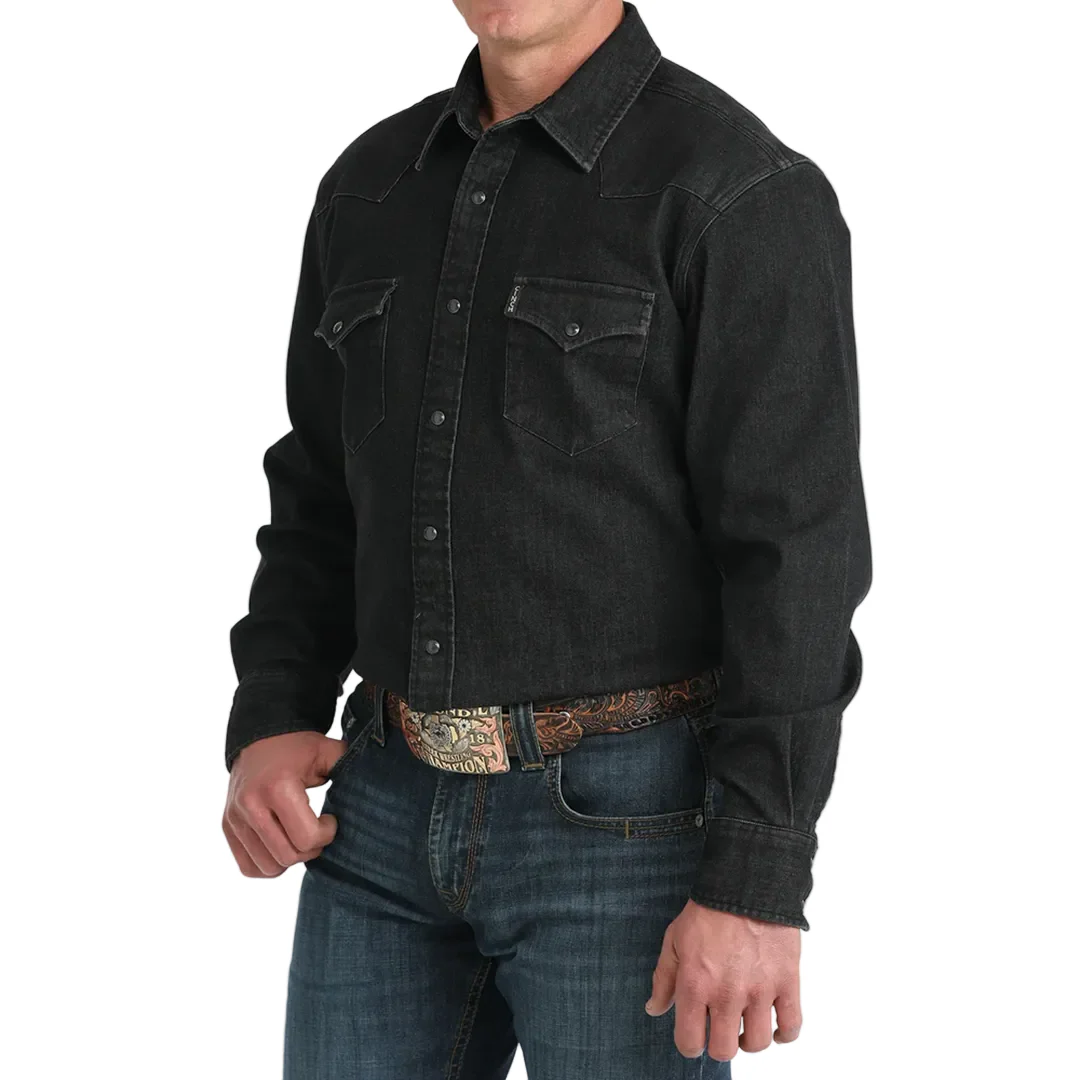 Cinch Men's Western Long Sleeve Snap Shirt - Image 2