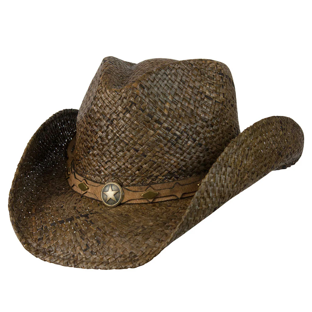 Conner Hats Country Western Raffia Straw Cowboy Hat