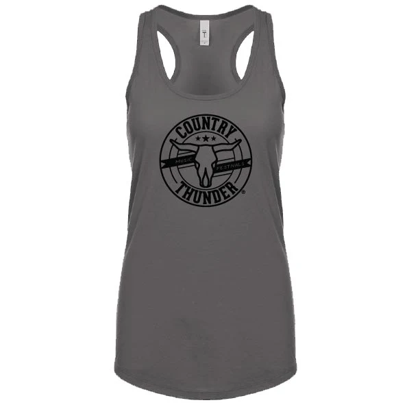 Country Thunder Women's Circle Logo Graphic Tank Top