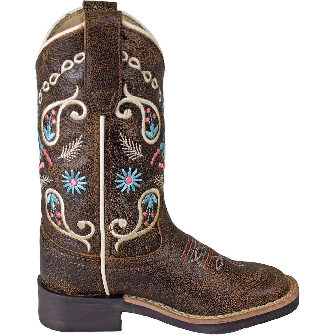Cowgirl Legend Girls' Paisley Stitched Cowgirl Boots - Image 3