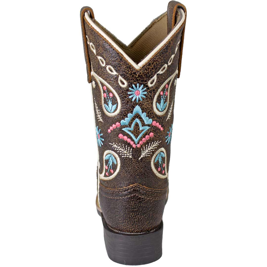 Cowgirl Legend Girls' Paisley Stitched Cowgirl Boots - Image 4