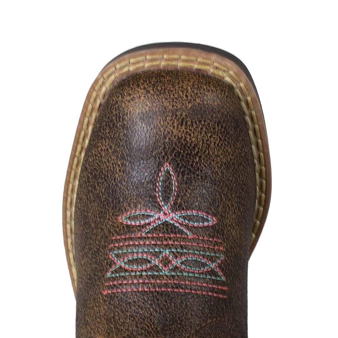 Cowgirl Legend Girls' Paisley Stitched Cowgirl Boots - Image 6