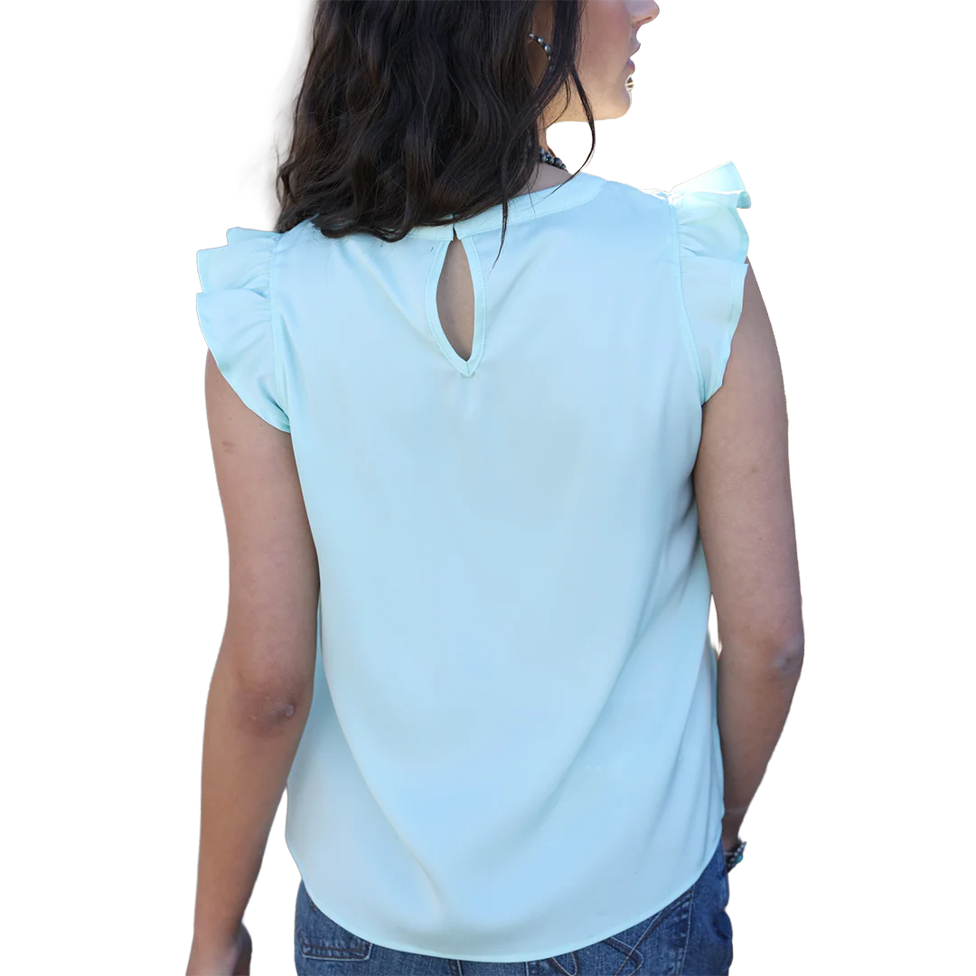 Cruel Denim Women's Ruffled Blouse - Image 2