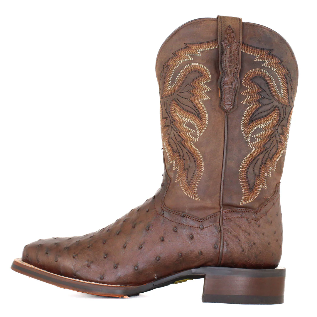 Dan Post Men's Alamosa Full Quill Ostrich Cowboy Boots - Image 2
