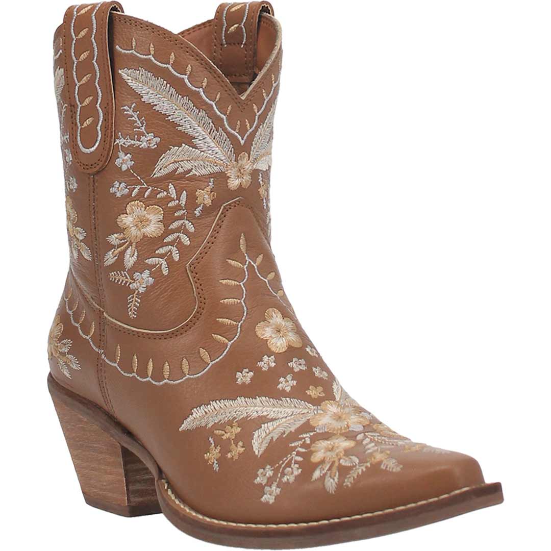 Dingo Women's Primrose Leather Cowgirl Booties - Image 2