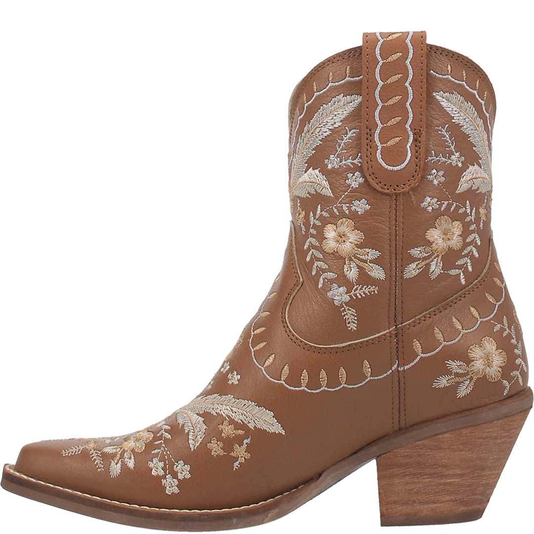 Dingo Women's Primrose Leather Cowgirl Booties - Image 3