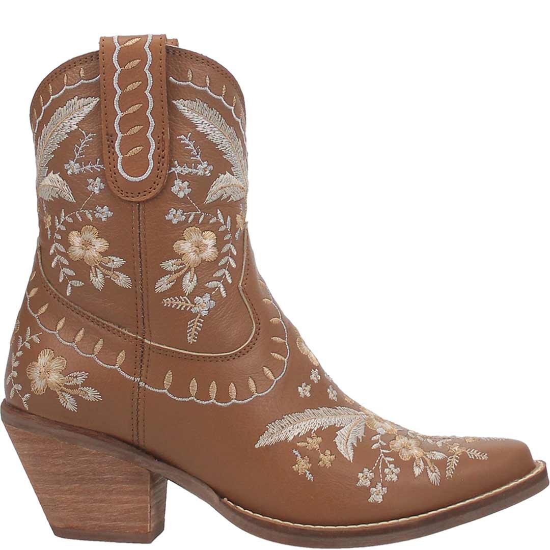 Dingo Women's Primrose Leather Cowgirl Booties - Image 4