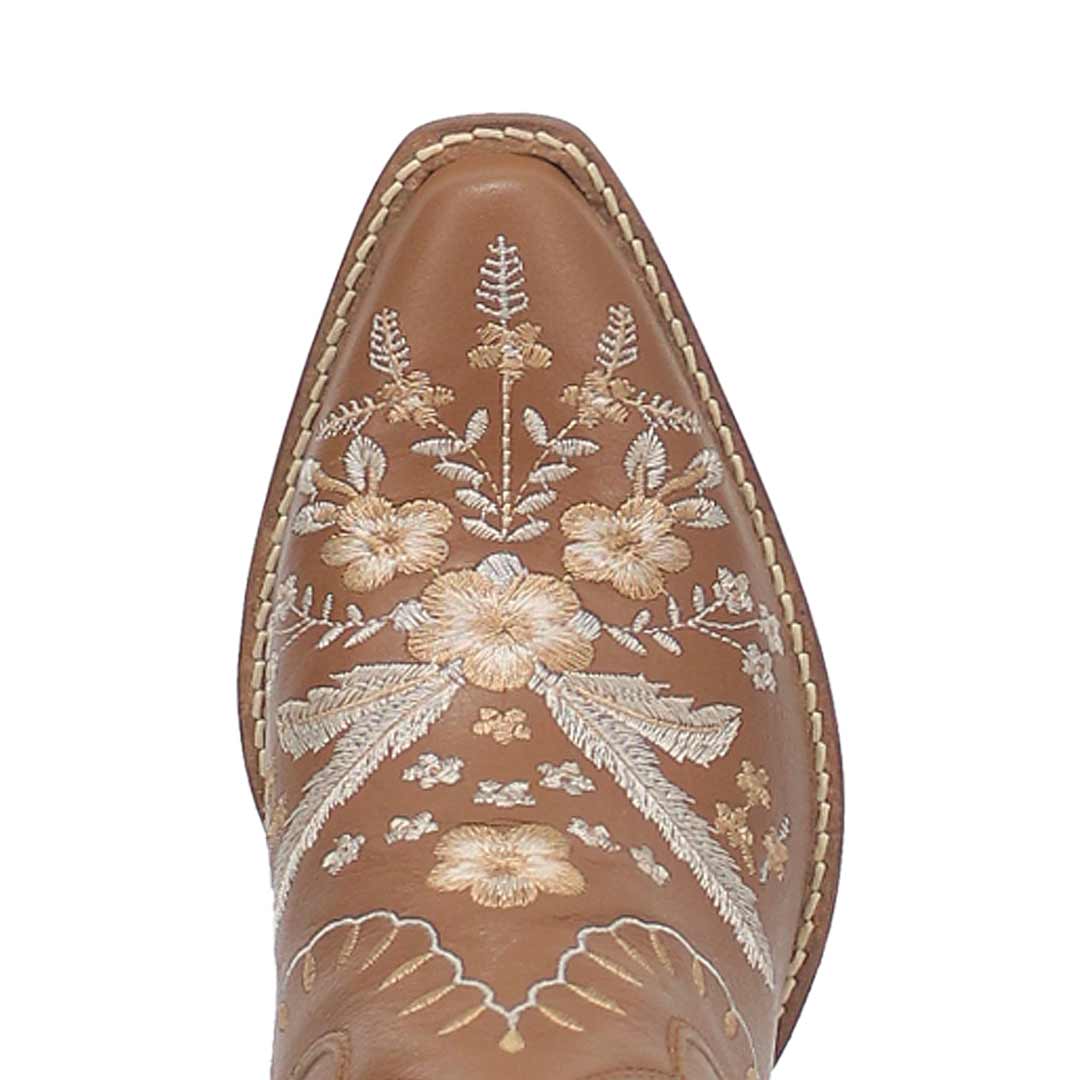 Dingo Women's Primrose Leather Cowgirl Booties - Image 7
