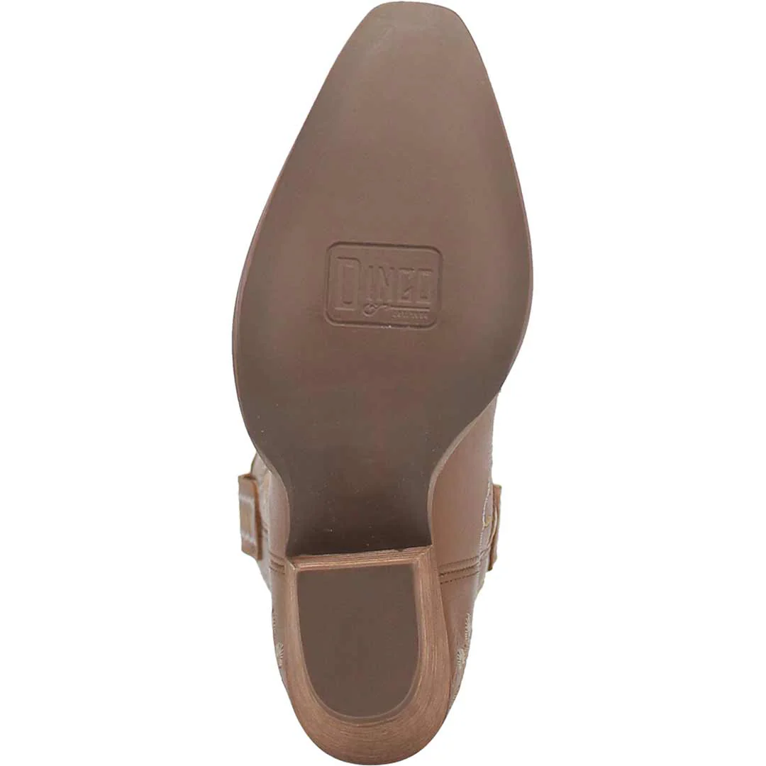 Dingo Women's Primrose Leather Cowgirl Booties - Image 8