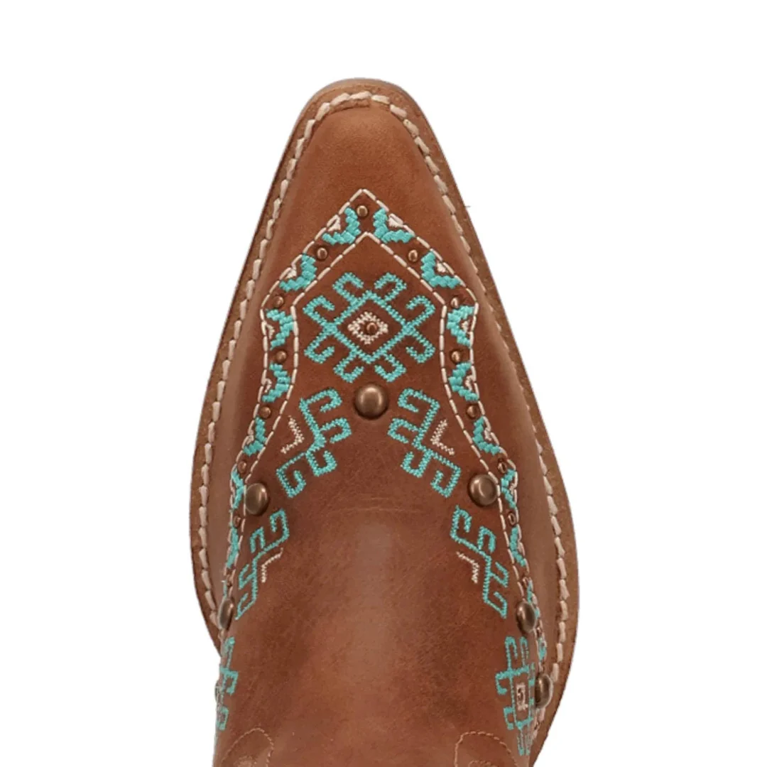 Dingo Women's Aztec Fringe Cowboy Boots - Image 7