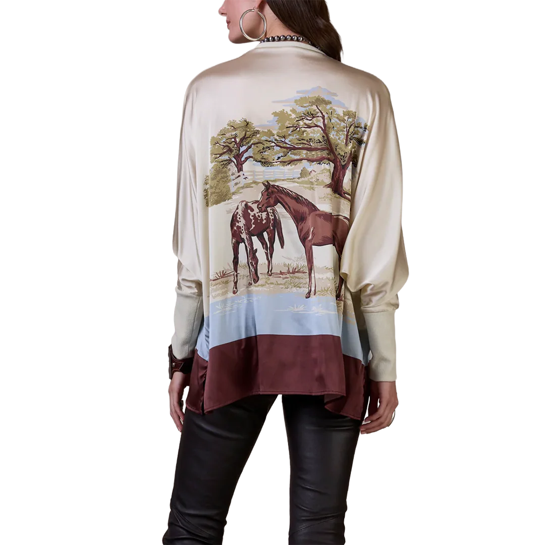 Double D Ranch Women's Horse Sense Blouse - Image 2